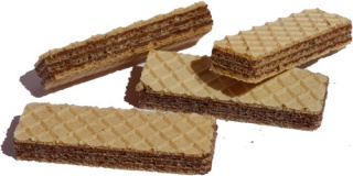 Cocoa wafers